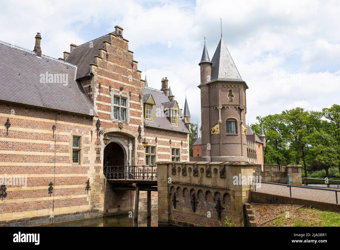 Schloss Heeswijk, Provinz Noord-Brabant in den Niederlanden Stockfoto
