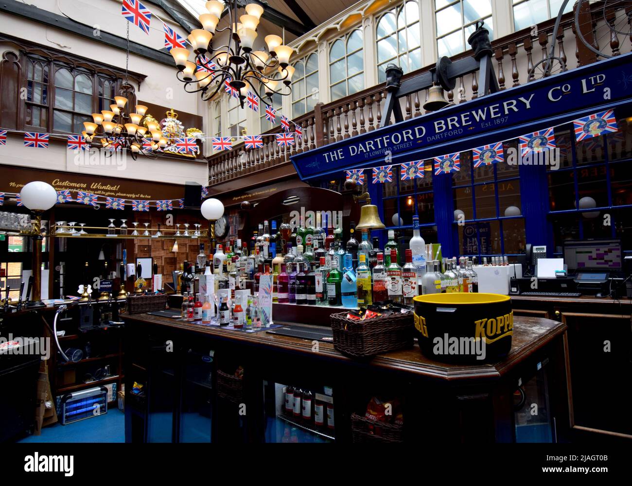 30/05/2022 Dartford UK die Stadt Dartford in Kent bereitet sich auf das