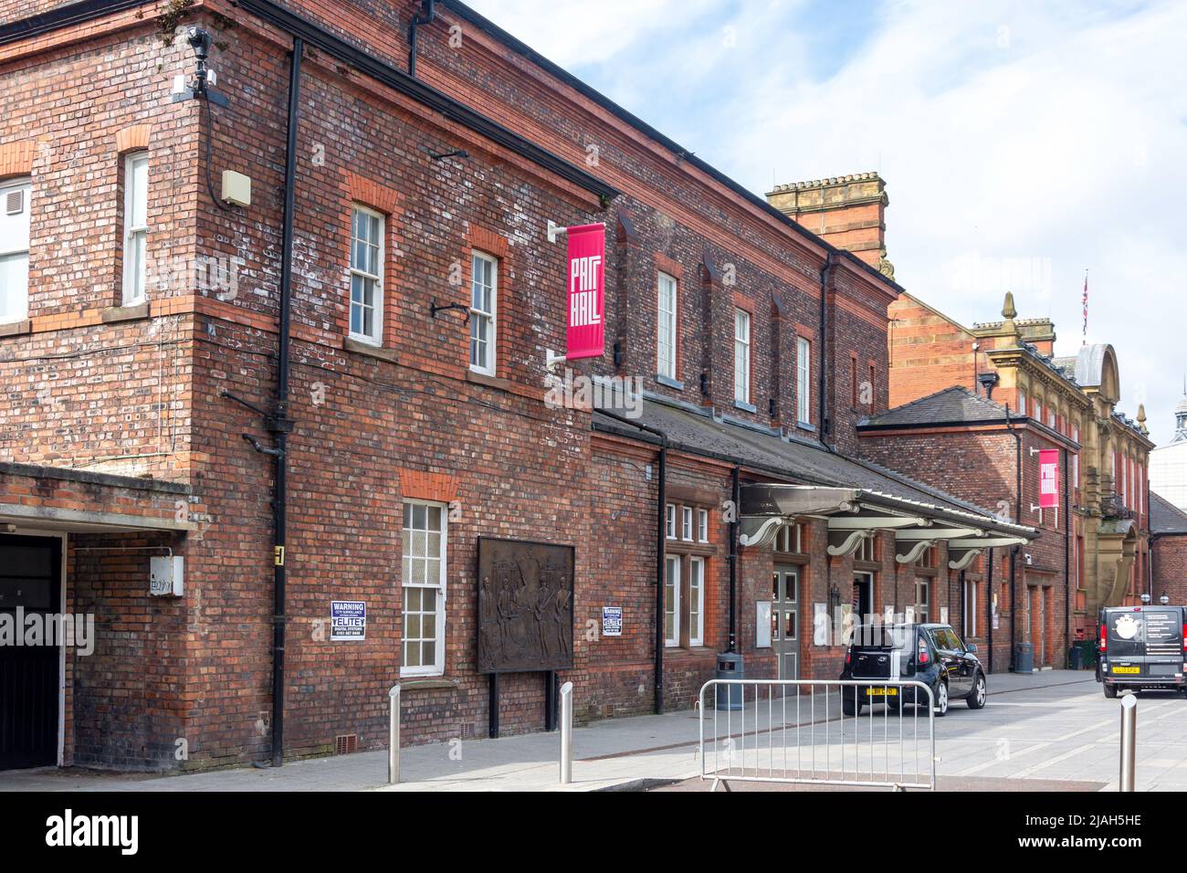 Pyramid Parr Hall, Palmyra Square, Warrington, Keshire, England, Vereinigtes Königreich Stockfoto