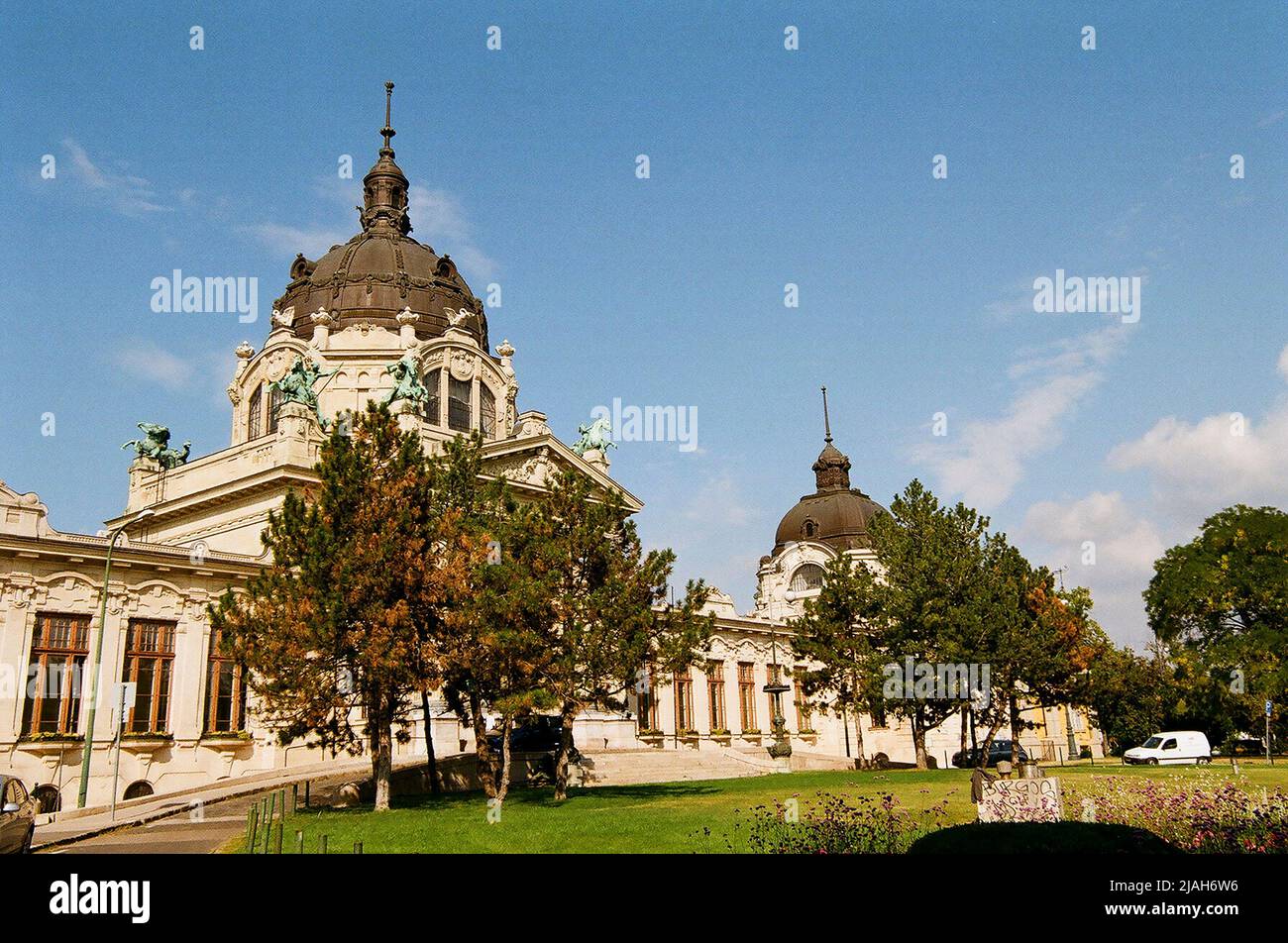 Széchenyi Fürdő -Budapest, Ungarn Stockfoto