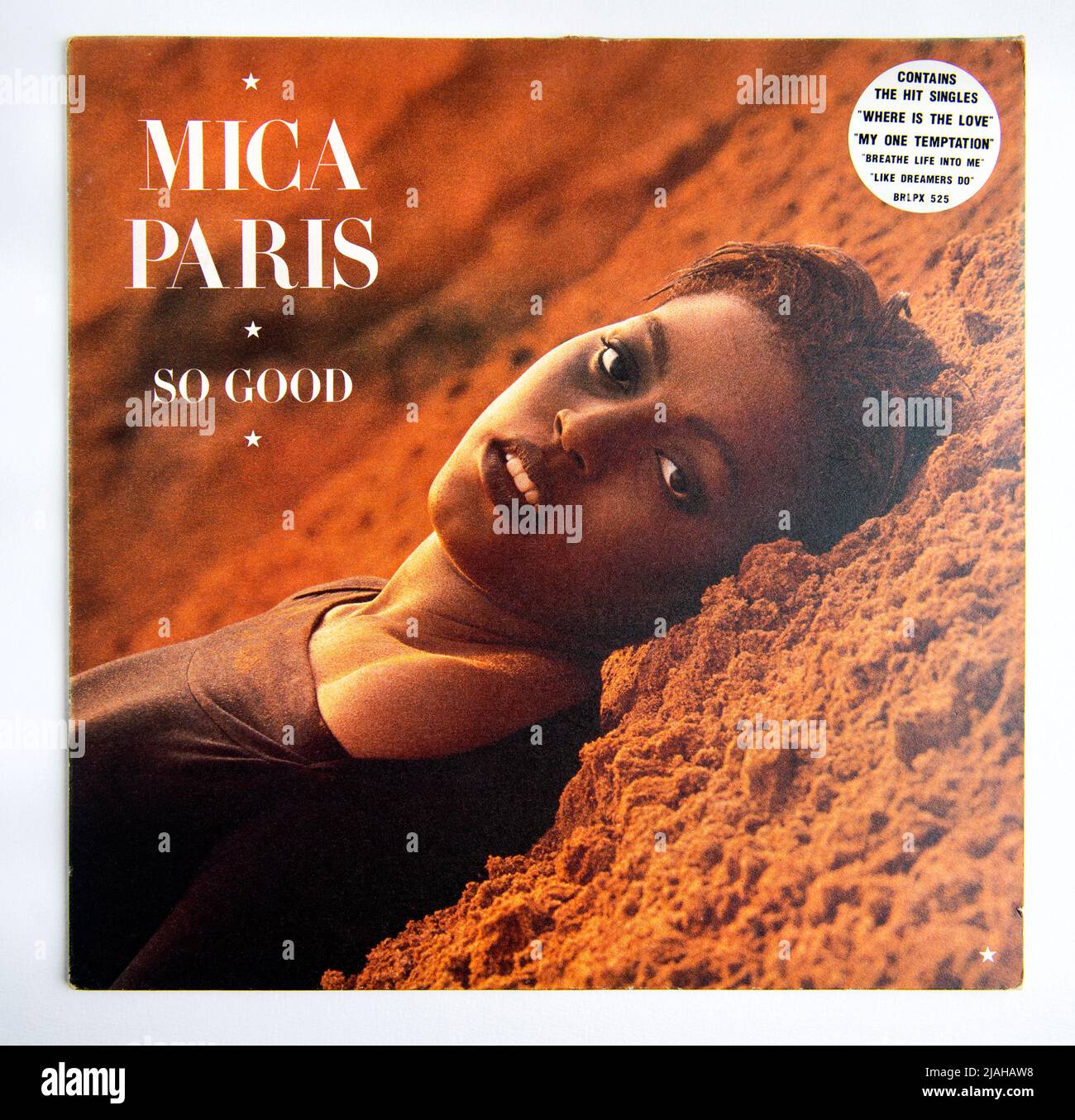 LP-Cover von so Good, dem Debütalbum von Mica Paris, das 1988 veröffentlicht wurde Stockfoto