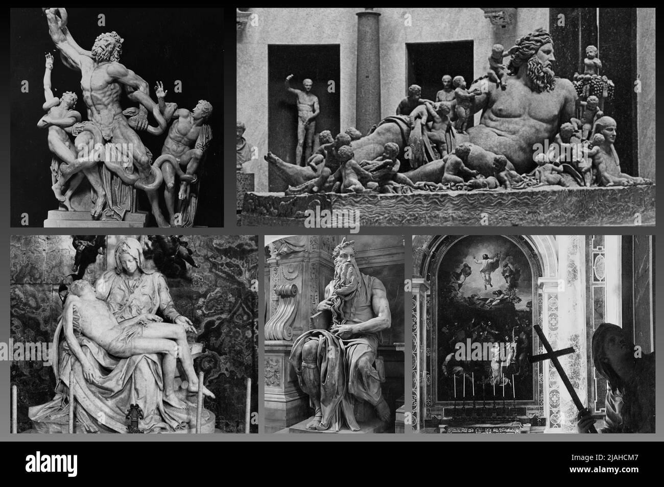 Rom, die italienische Hauptstadt, mit ihren historischen Denkmälern, wie sie zu Beginn des 20. Jahrhunderts erschien Stockfoto