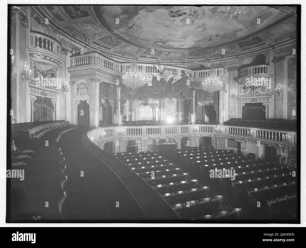 Schönbrunner Schloßtheater (13., Schloss Schönbrunn), Auditorium Stockfoto