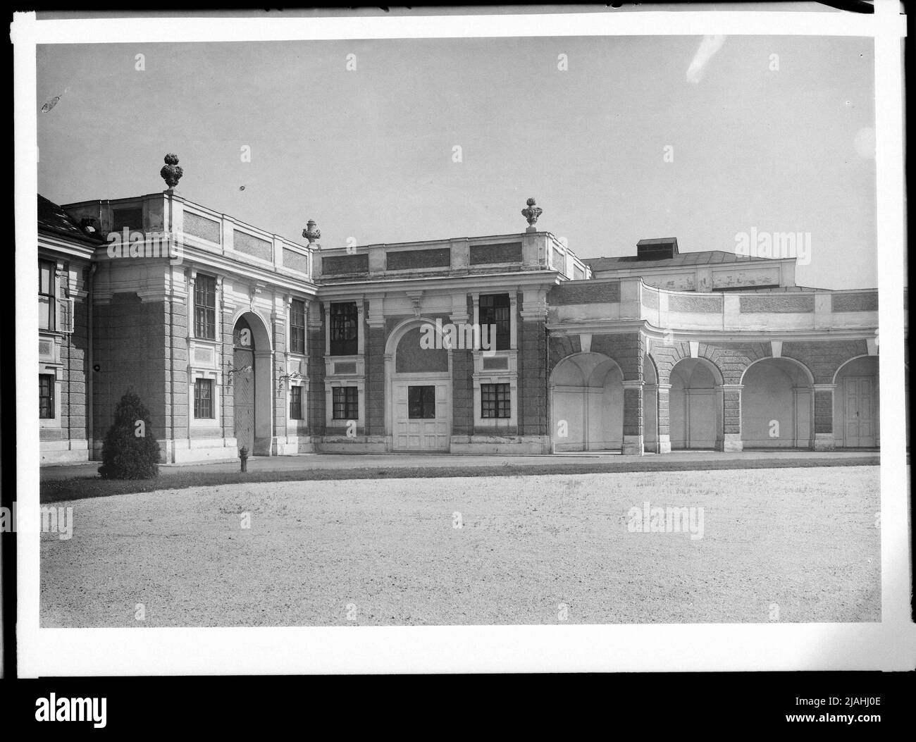 Schönbrunner Schloßtheater (13., Schloss Schönbrunn), Außenansicht Stockfoto