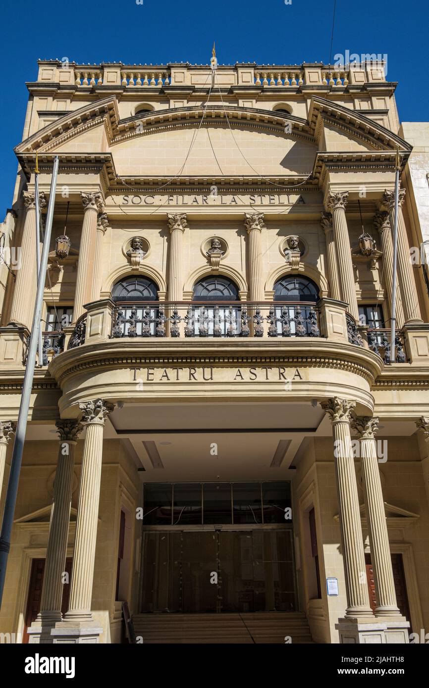 Teatru Astra Performing Arts Theatre, Victoria, Gozo, Malta Stockfoto