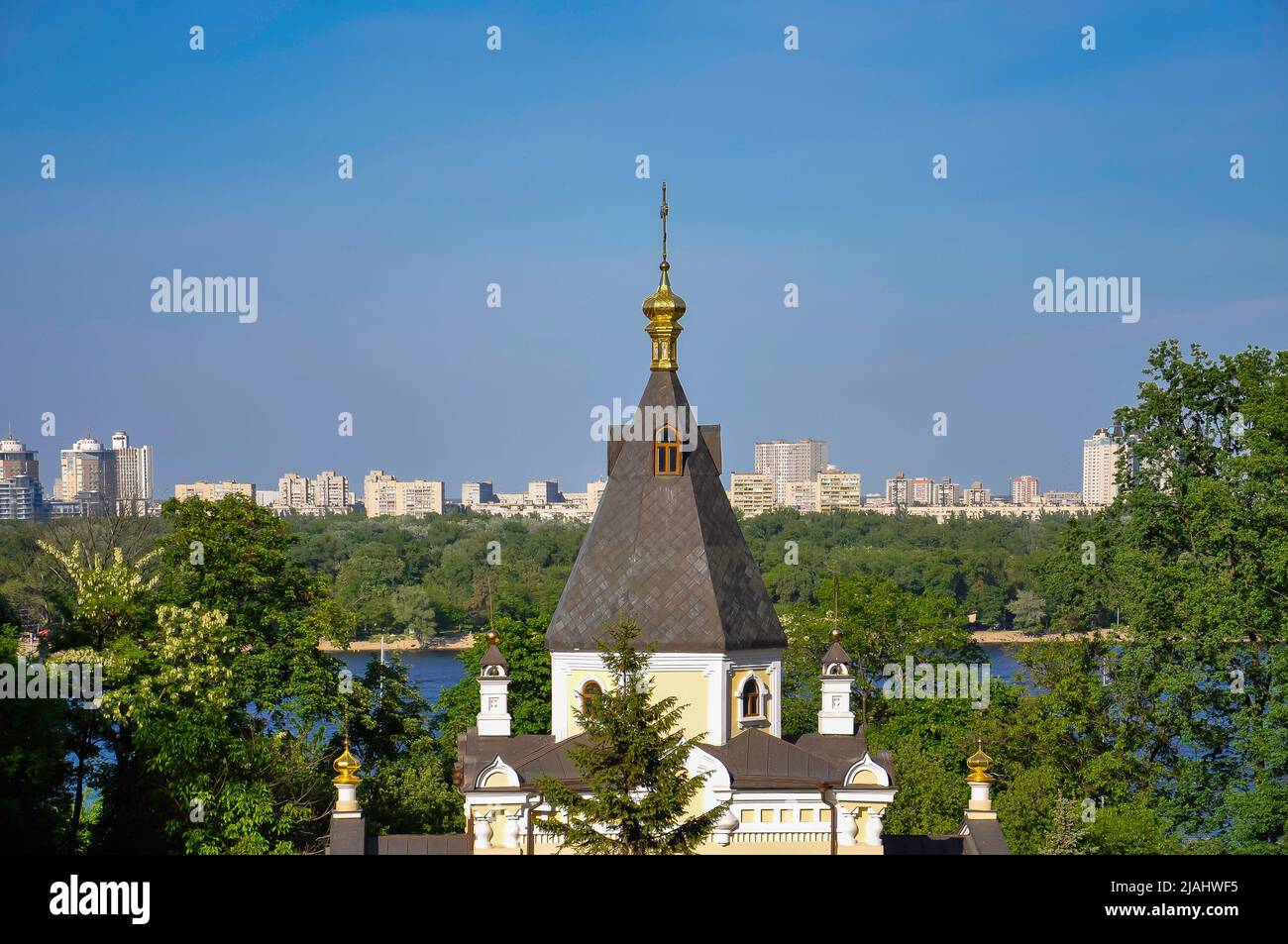 Kirche zu Ehren der Ikone der Gottesmutter "lebensspendende Quelle", Kiew-Pechersk Lavra Stockfoto