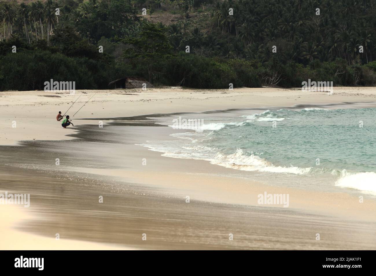 Landschaft von Rua Strand in Wanokaka, West Sumba, Ost Nusa Tenggara, Indonesien. Stockfoto