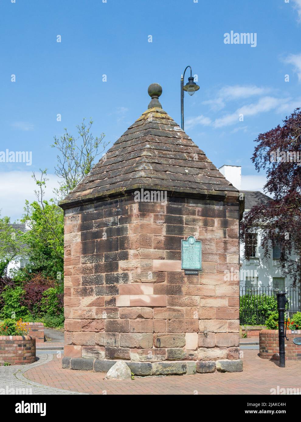18. Century Water Conduit Head und Pumphouse, Market Place, Cannock, Staffordshire, England, Vereinigtes Königreich Stockfoto
