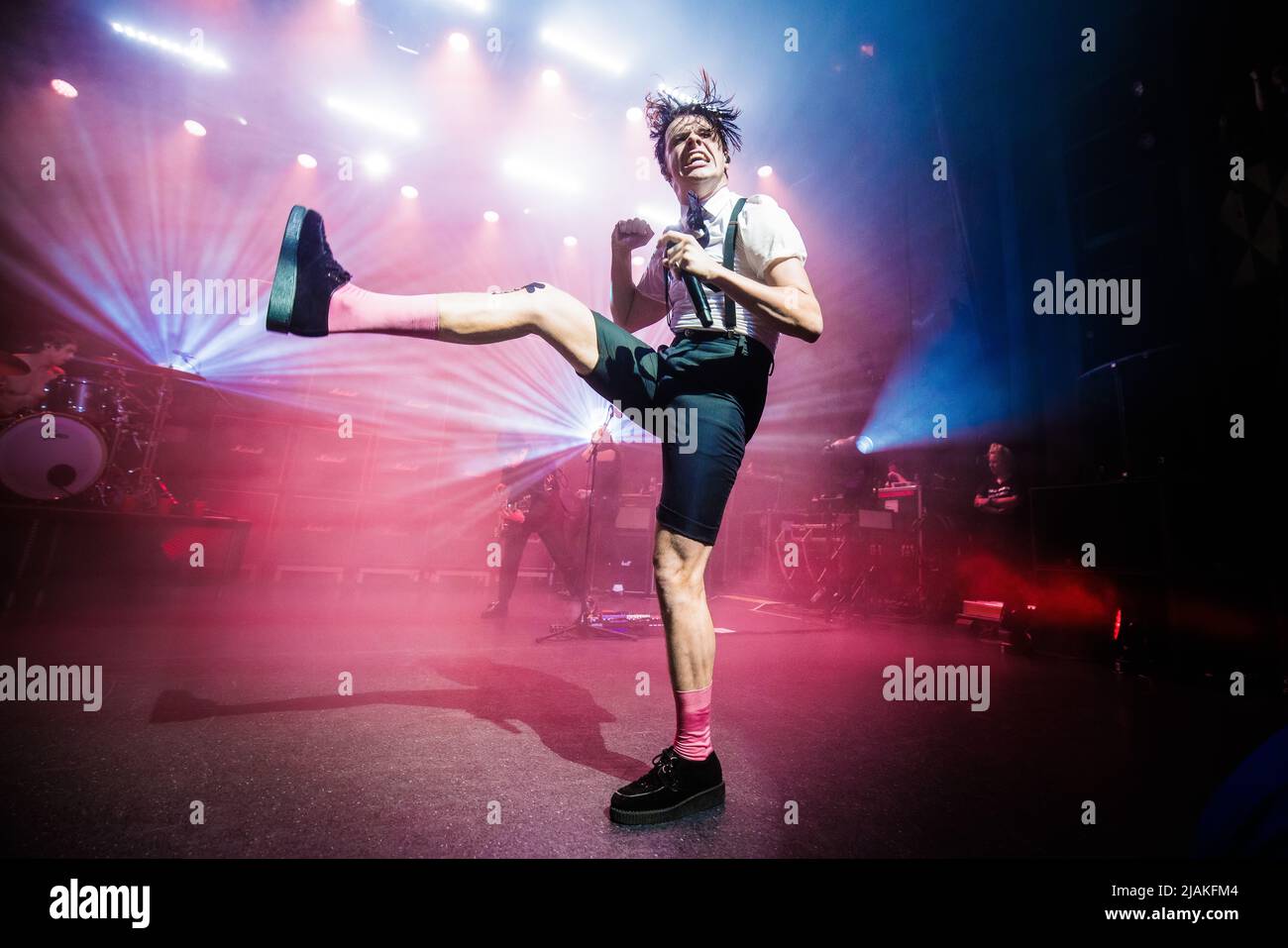 Kopenhagen, Dänemark. 30.. Mai 2022. Die englische Sängerin und Songwriterin Yungblud spielt ein Live-Konzert im VEGA in Kopenhagen. (Foto: Gonzales Photo/Alamy Live News Stockfoto