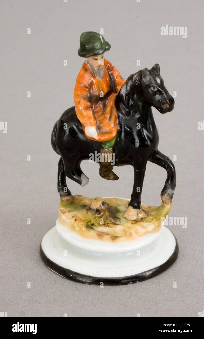 Schachfigur Mennecy Villeroy Stockfoto