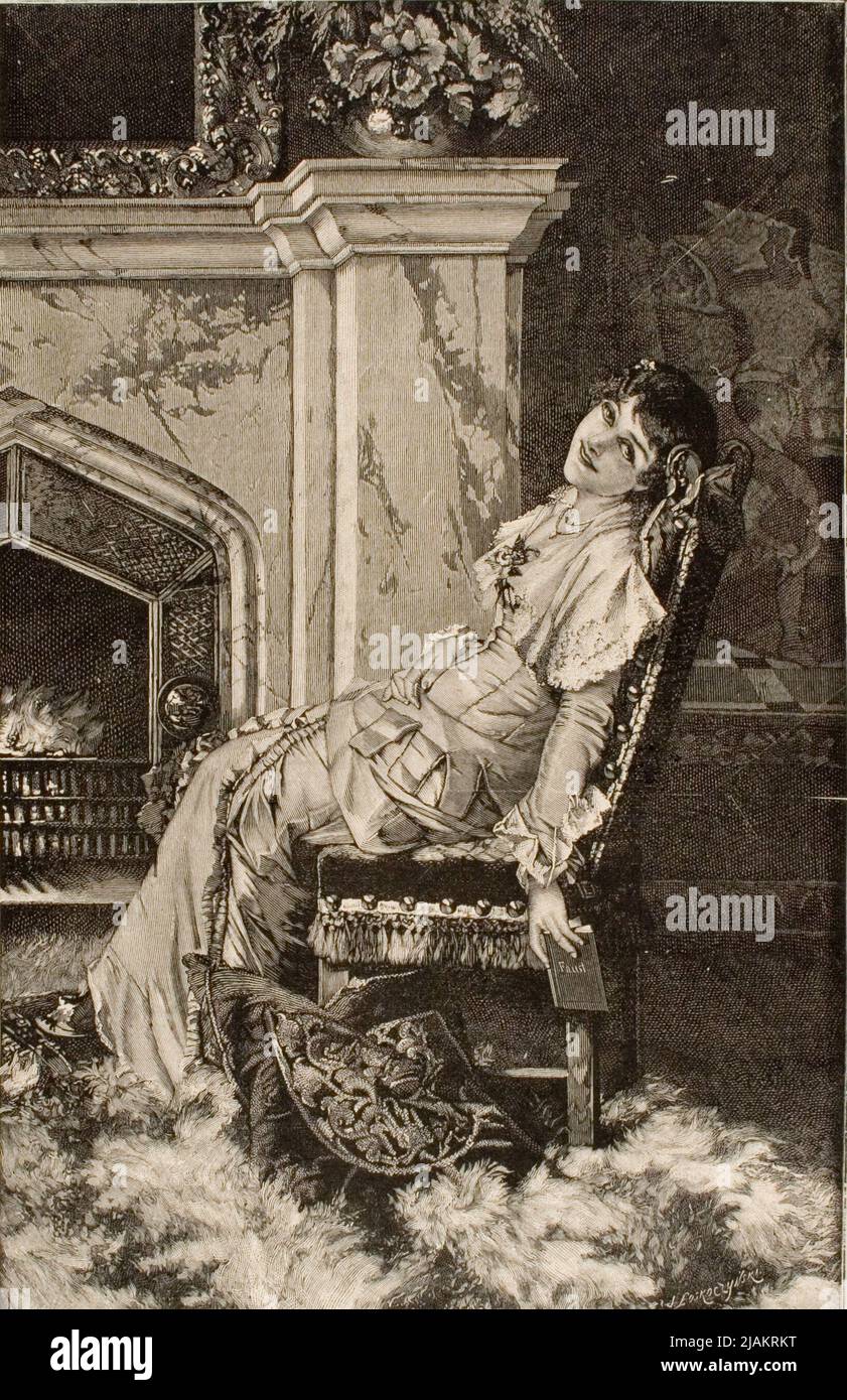 Traum. Zeichnung aus dem Bild des kiesels. Łoskoczyński, Józef (1857 ...
