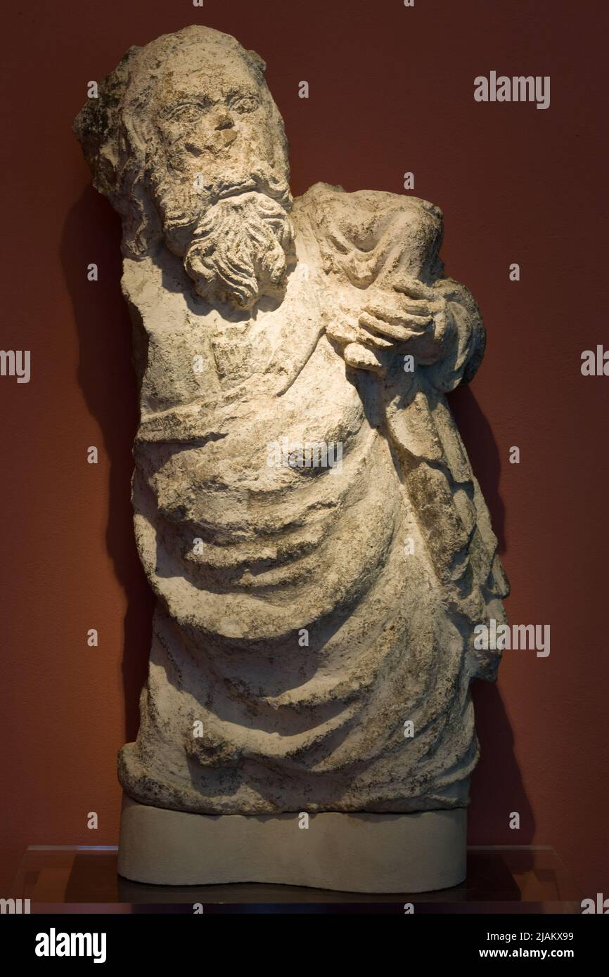 St. Christopher aus dem Krzysztofroy-Haus am Hauptmarkt in Krakau unbekannt Stockfoto