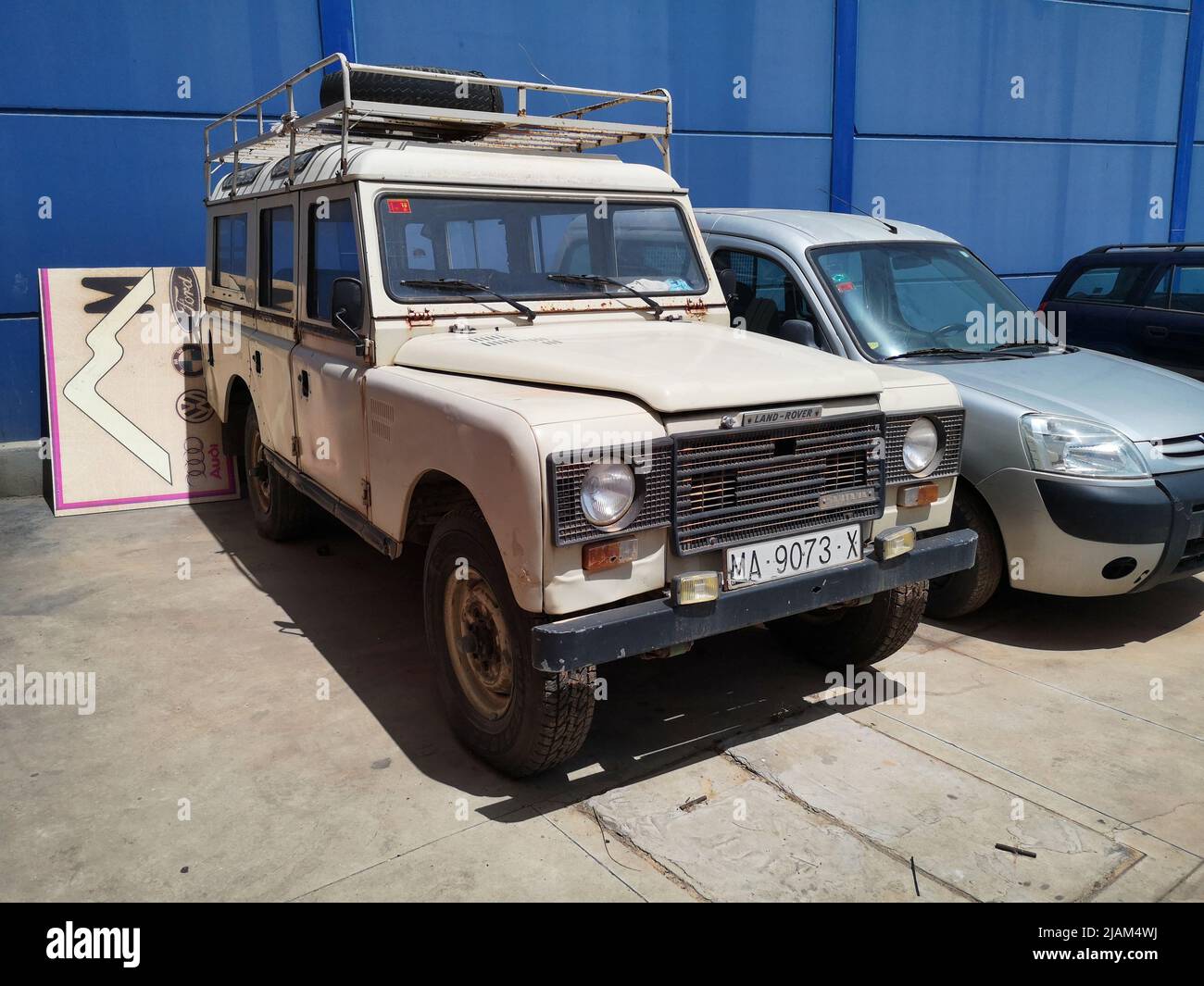 1984 Land Rover Santana. Stockfoto