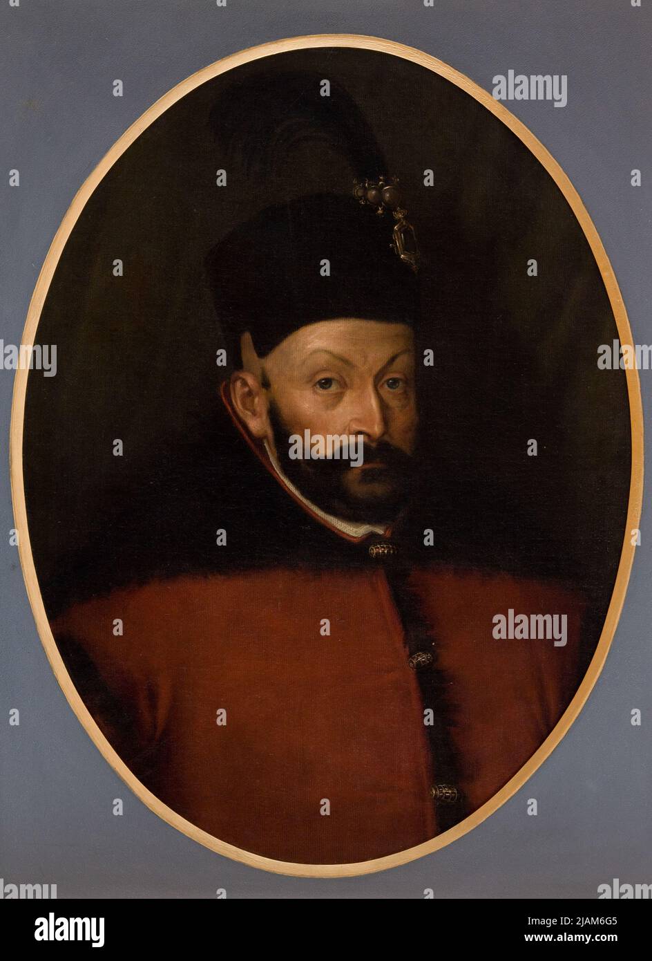 Porträt von Stephen Báthory (1533–1586), König von Polen unbekannt Stockfoto