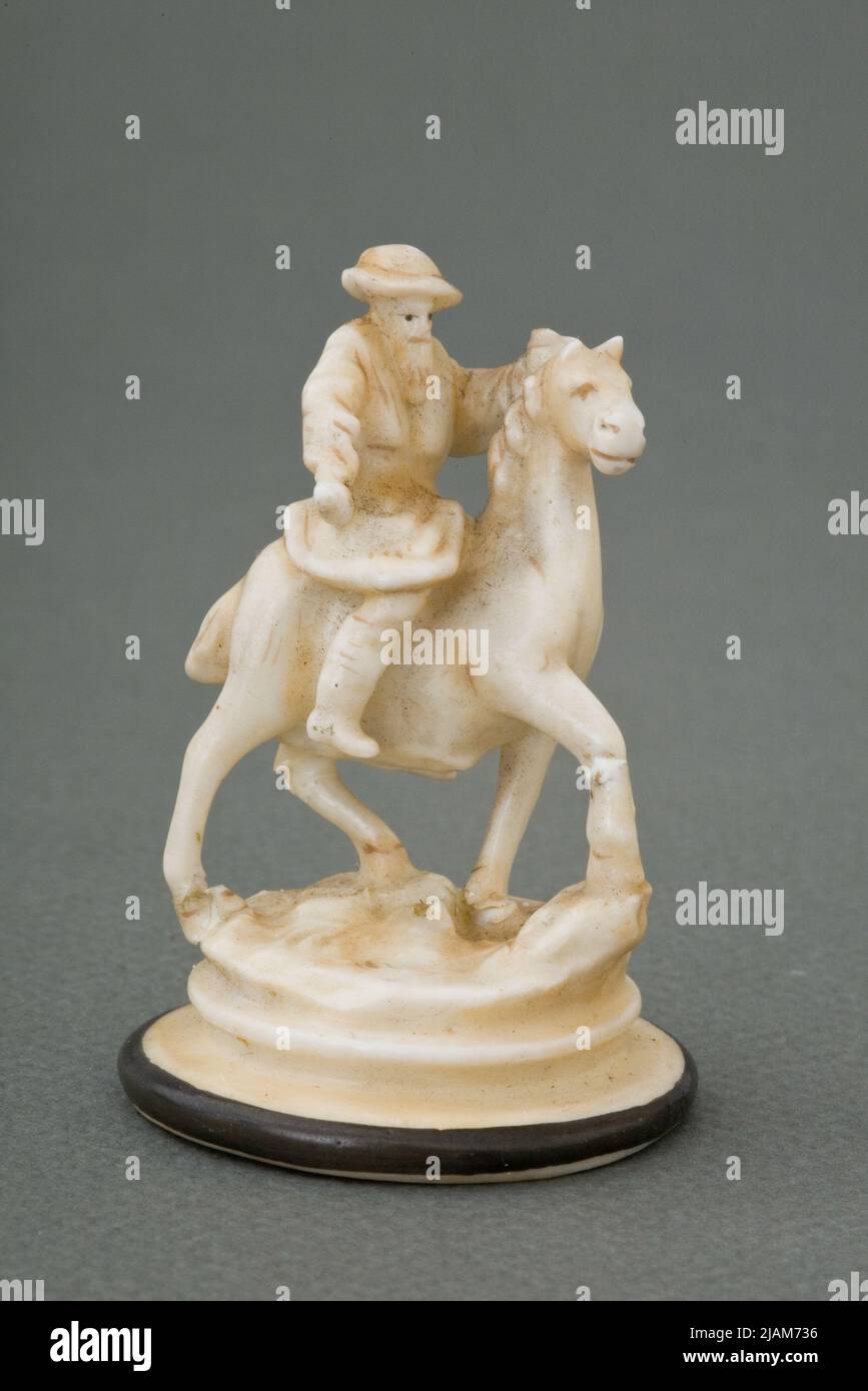 Schachfigur Mennecy Villeroy Stockfoto