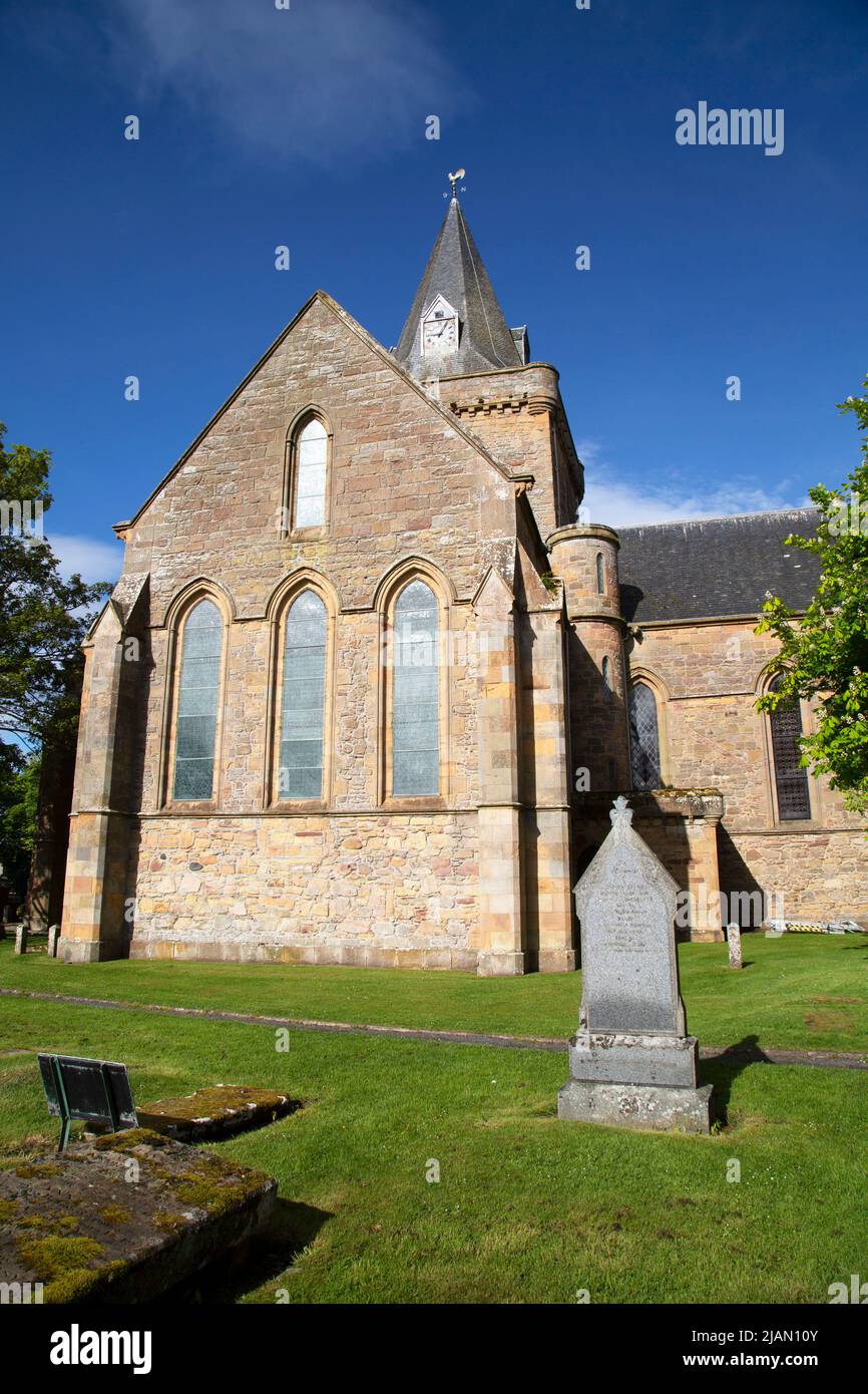 Dornoch Cathedral, Dornoch, Sutherland. Schottland Stockfoto