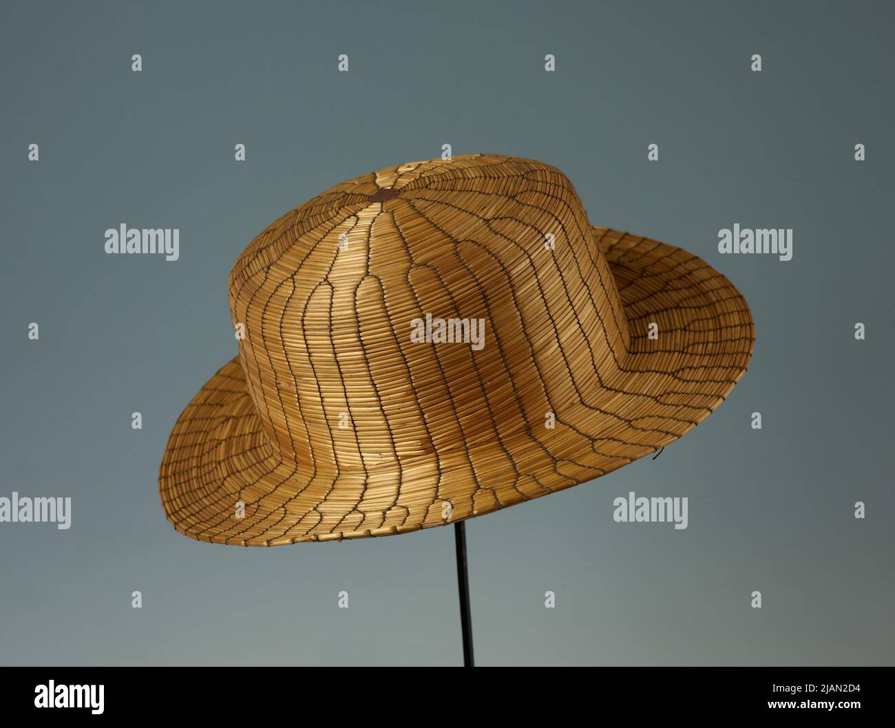 Der Hut des Menschen ist unbekannt Stockfoto