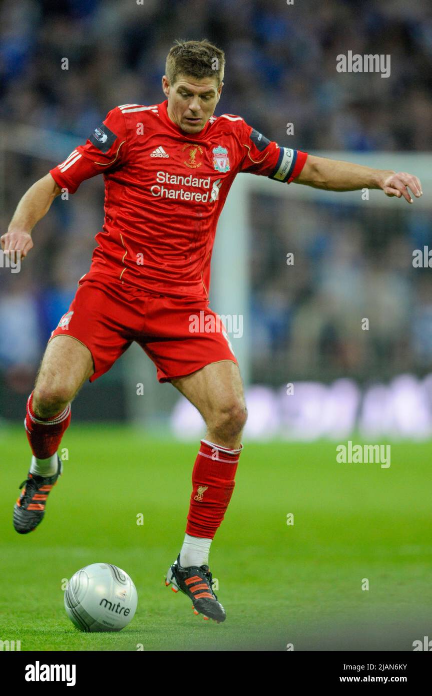 Liverpool - Steven Gerrard -2012 Stockfoto