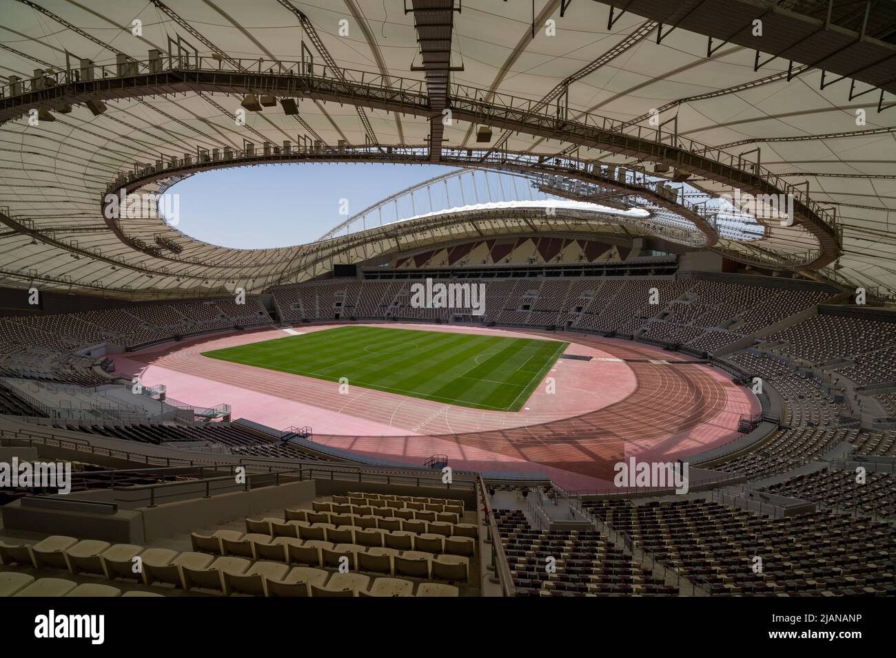 Khalifa International Stadium die Arena mit 40.000 Sitzplätzen ist