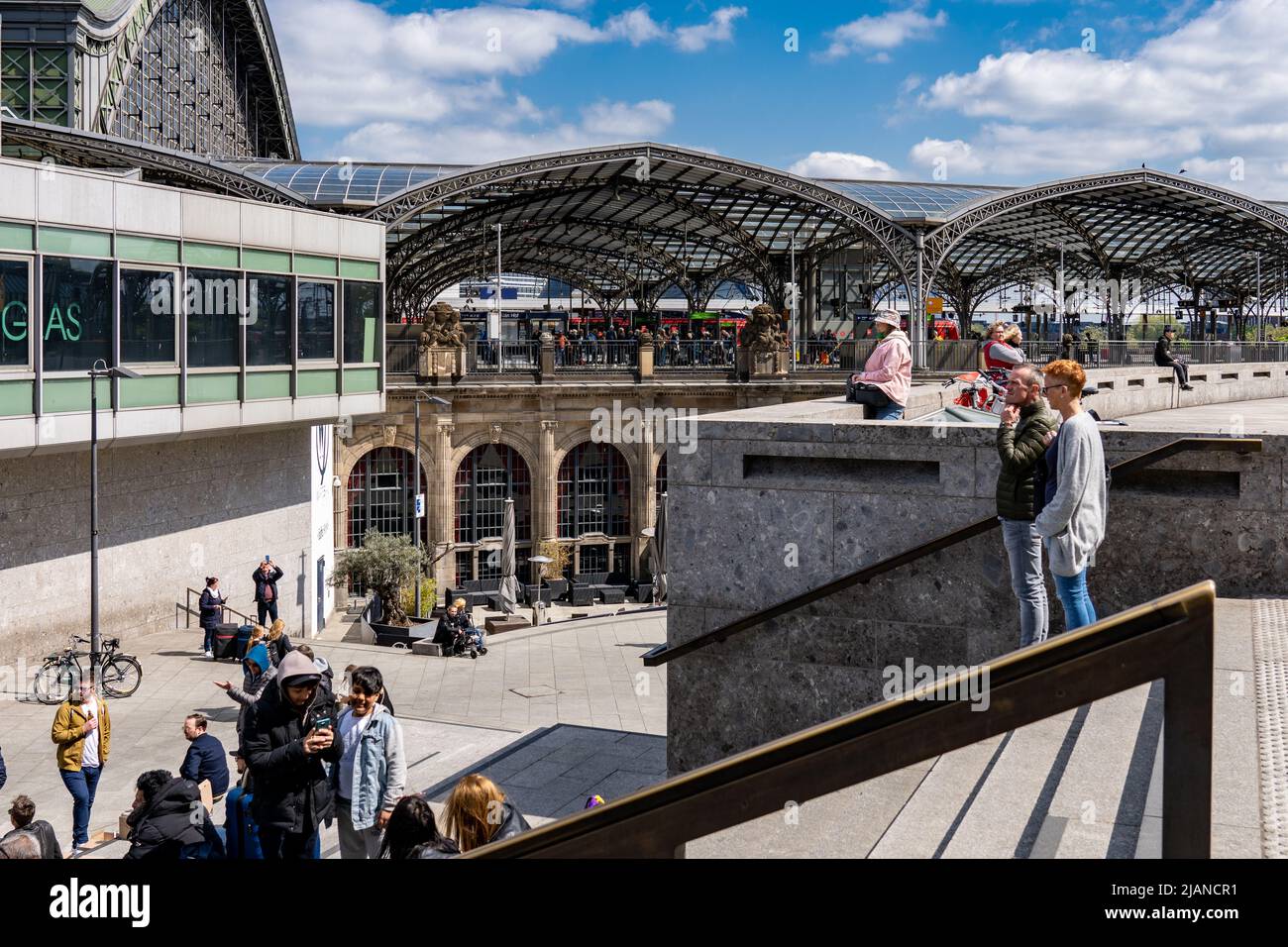 Köln Hauptbahnhof in Köln, Deutschland Stockfoto