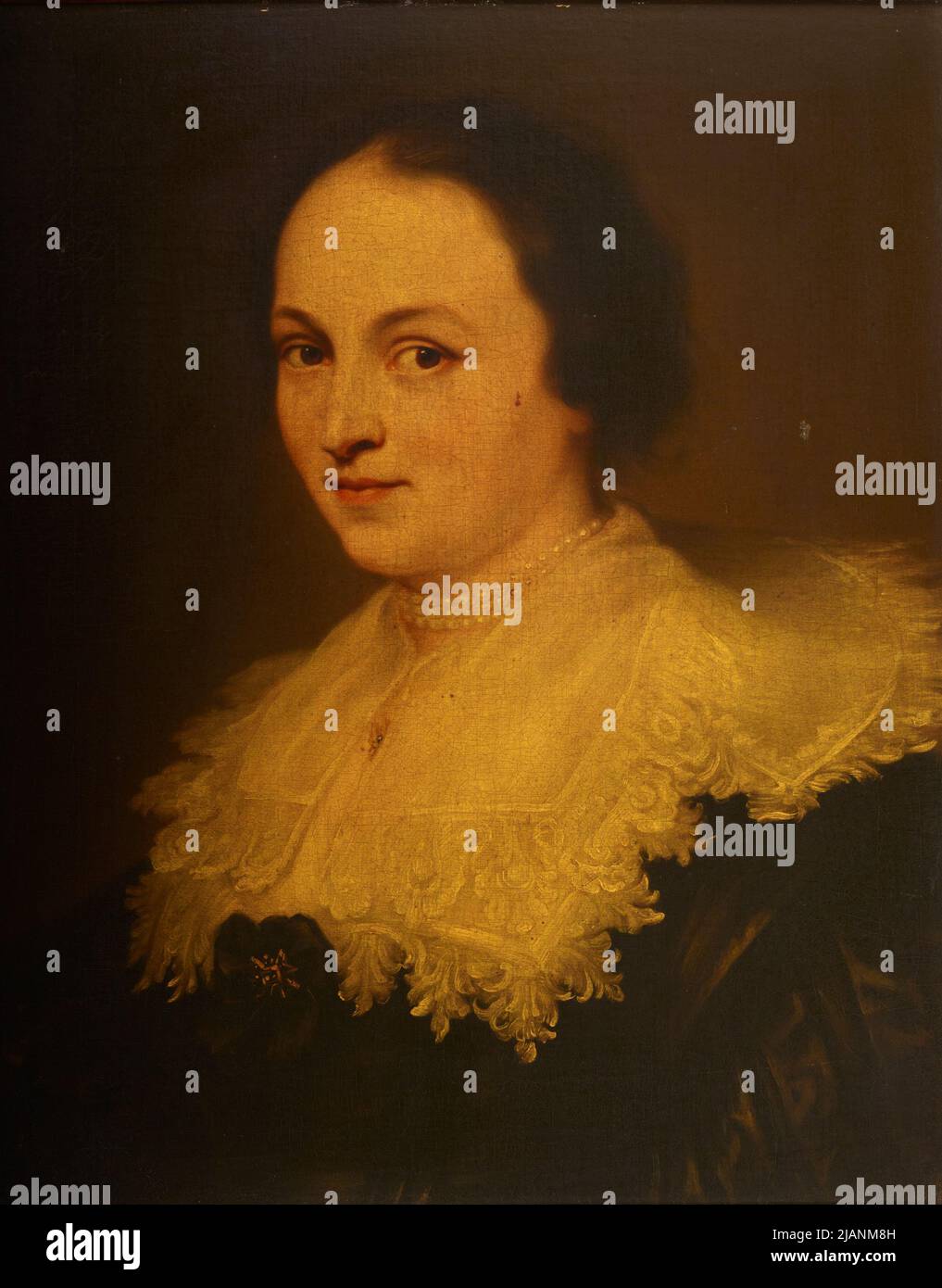 Porträt der Frau des Bürgermeisters von Antwerpen unbekannt Stockfoto