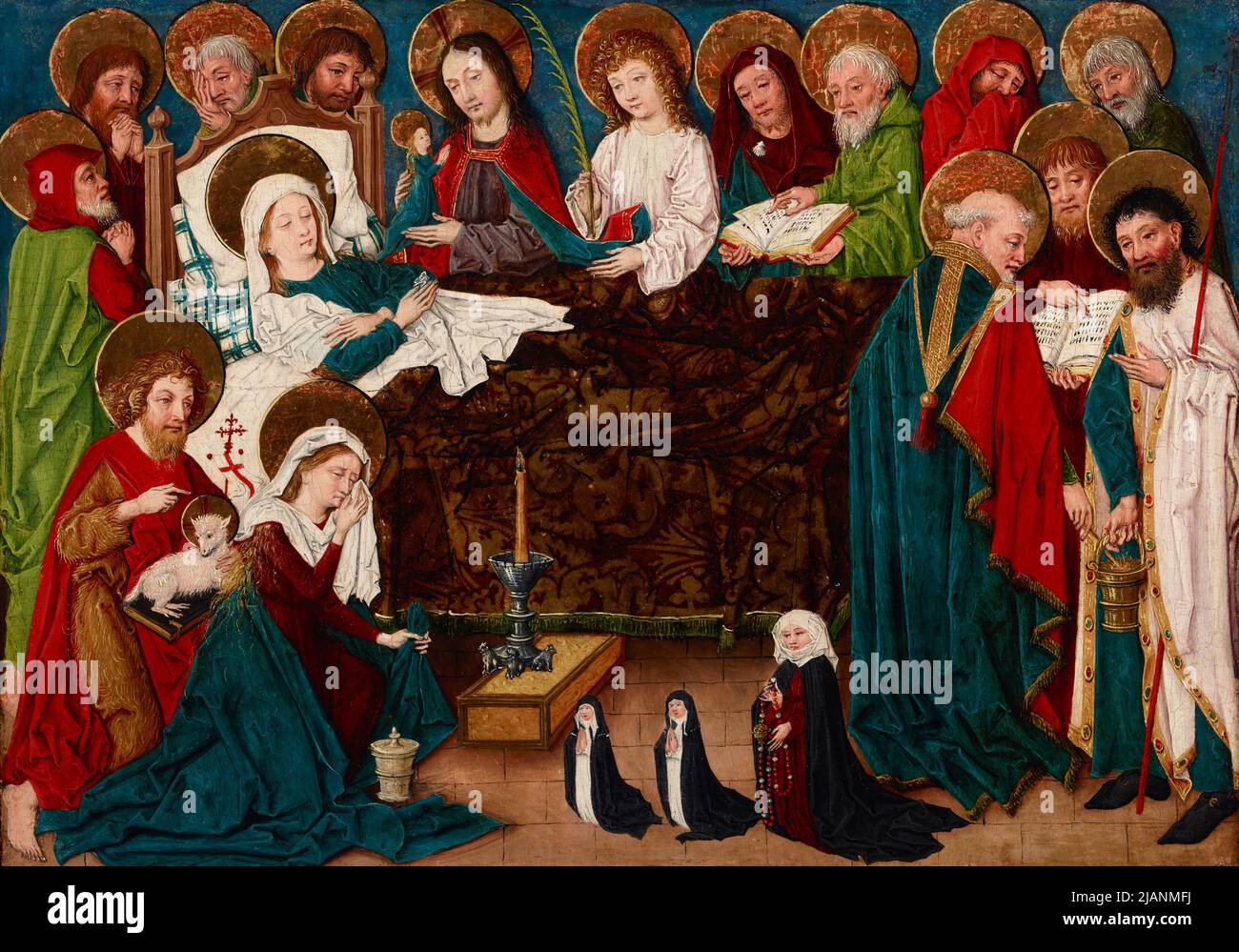 Dormition der Gottesmutter Szat Master (geöffnet 1465/1470 1500) Stockfoto