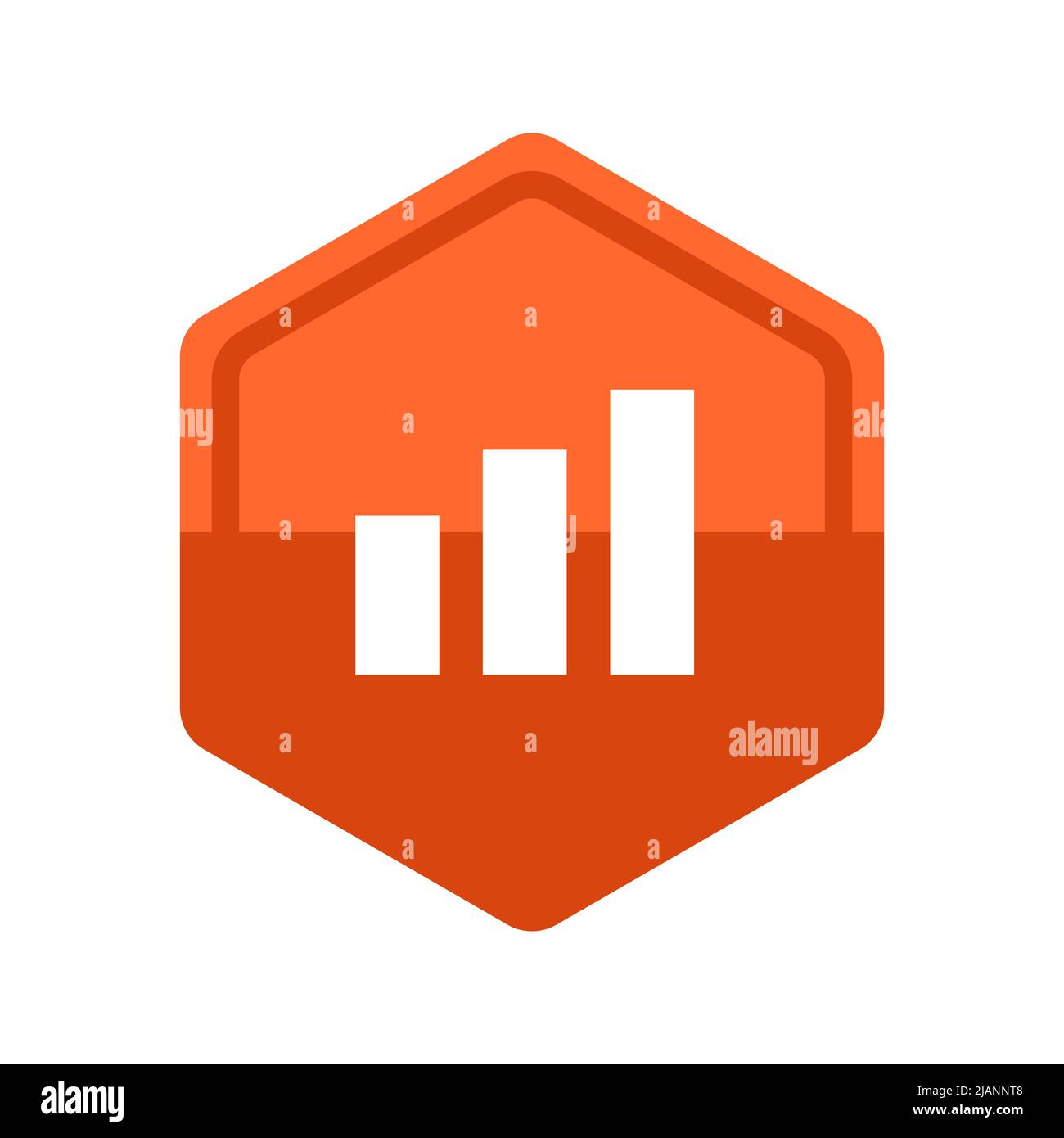 Infografik Hexagonales Symbol Stock Vektor