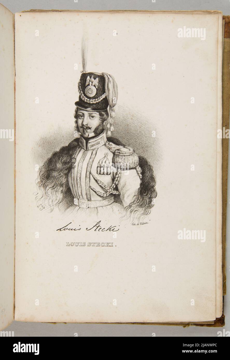 Louis Stecki [Ludwik Stecki] Edme, L.S., Schurke der Lithographie Stockfoto
