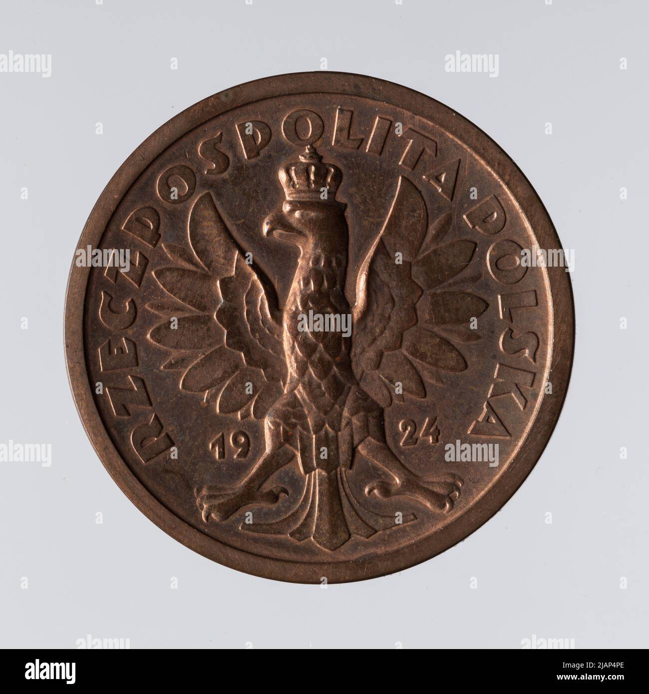 Fünf Zlotys Mint Warsaw Stockfoto