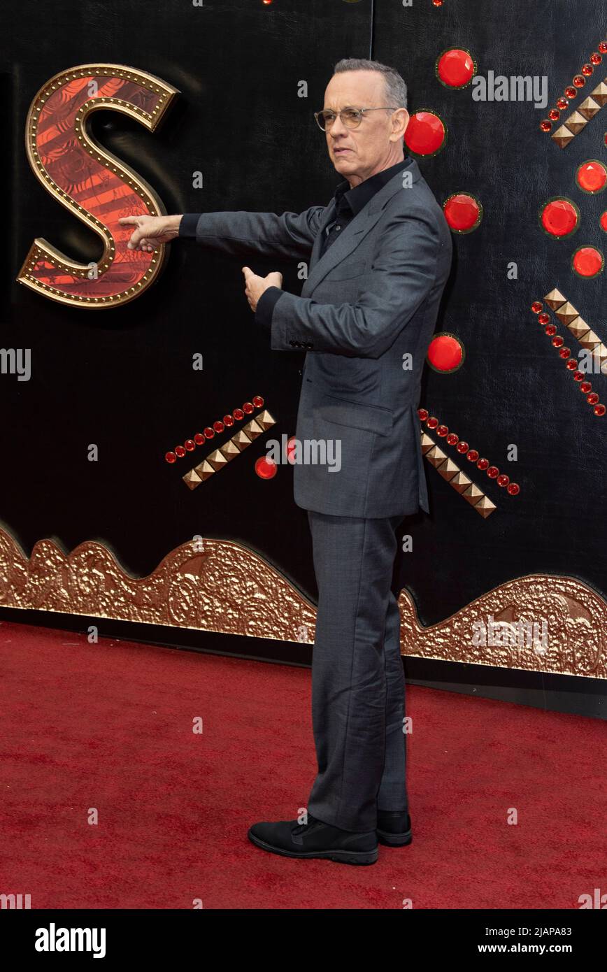 London, England. Am 31. Mai 2022 nimmt Tom Hanks an der UK Special Screening von 'Elvis' im BFI Southbank am 31. Mai 2022 in London, England, Teil. Foto von Gary Mitchell/Alamy Live News Stockfoto