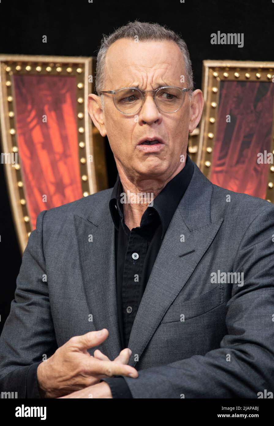 London, England. Am 31. Mai 2022 nimmt Tom Hanks an der UK Special Screening von 'Elvis' im BFI Southbank am 31. Mai 2022 in London, England, Teil. Foto von Gary Mitchell/Alamy Live News Stockfoto
