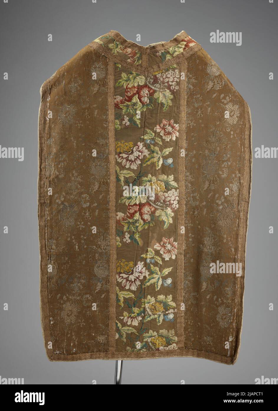 Chasuble aus Seidenstoffen unbekannt Stockfoto