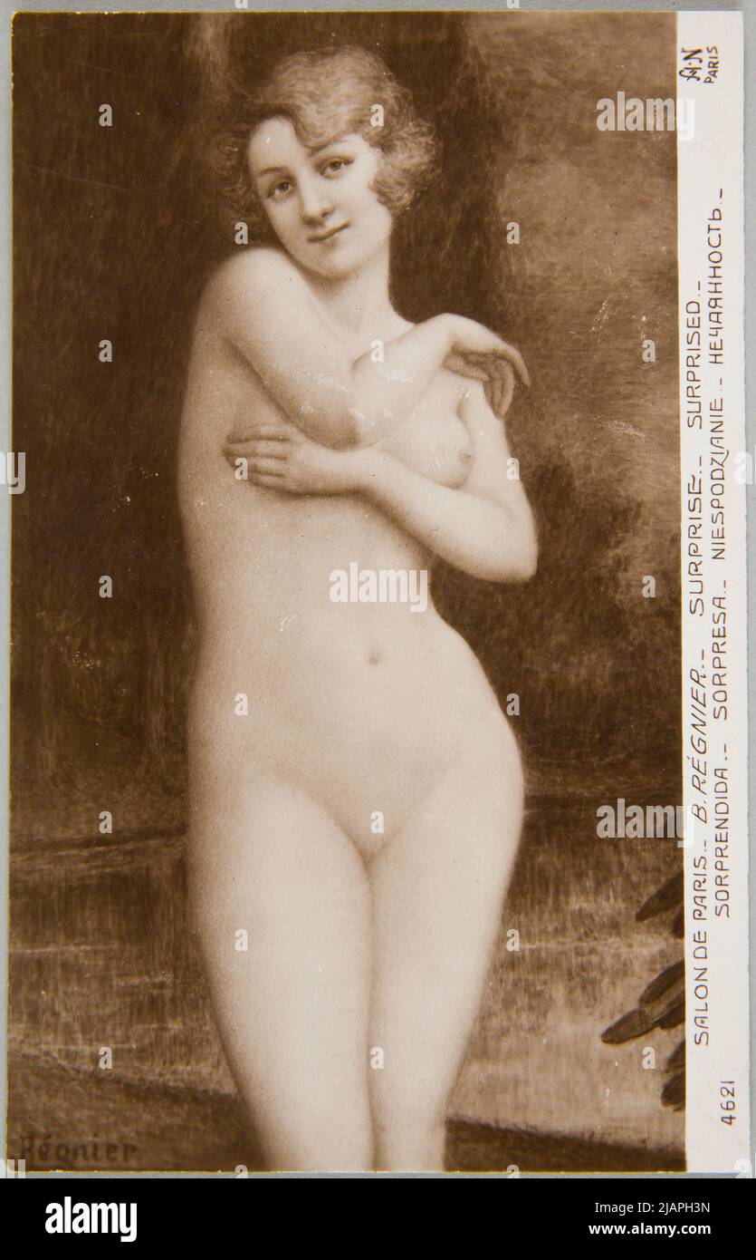 B. REGNIER überraschenderweise Stockfoto