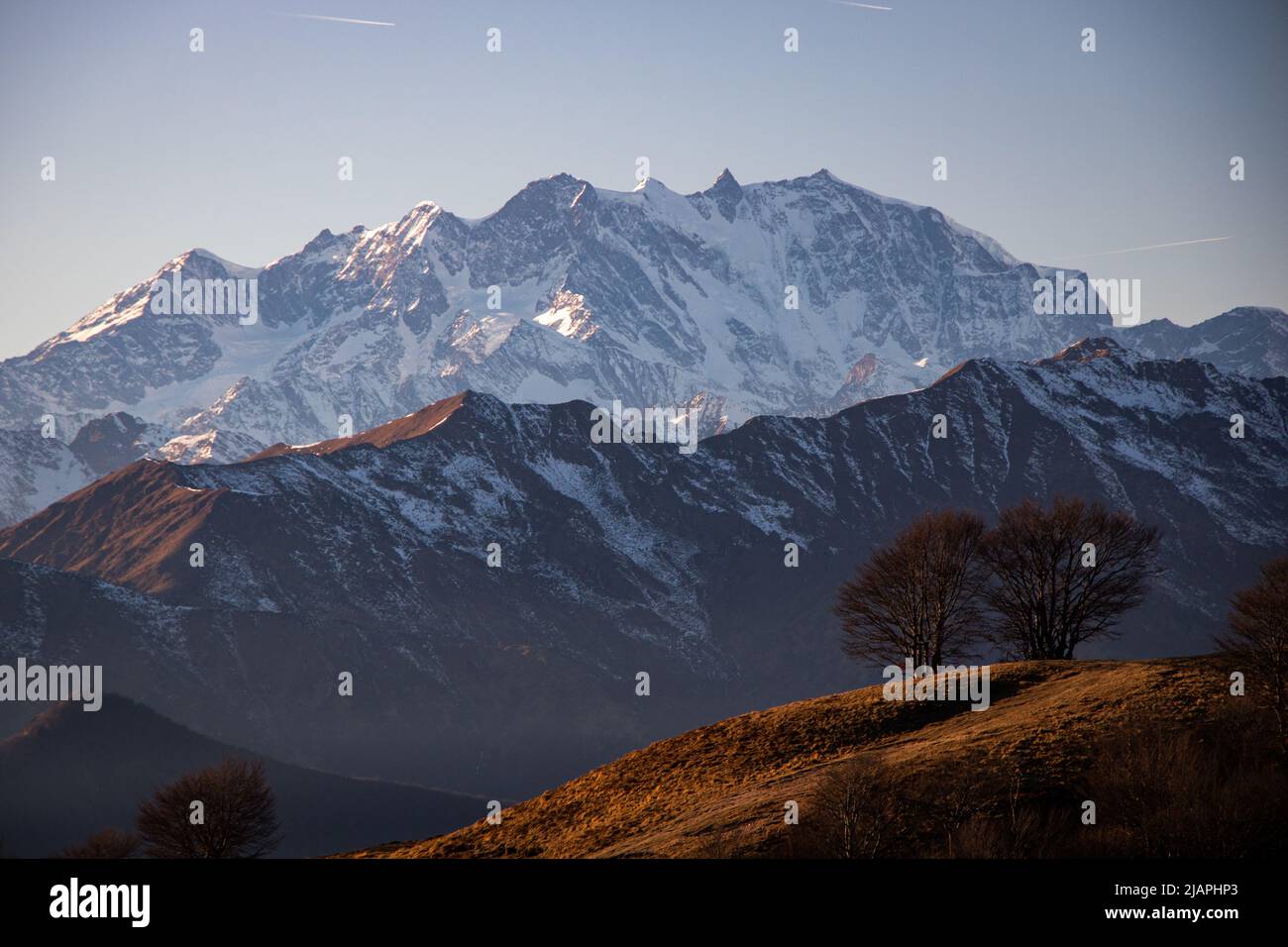 Monte Rosa (Italien) Stockfoto