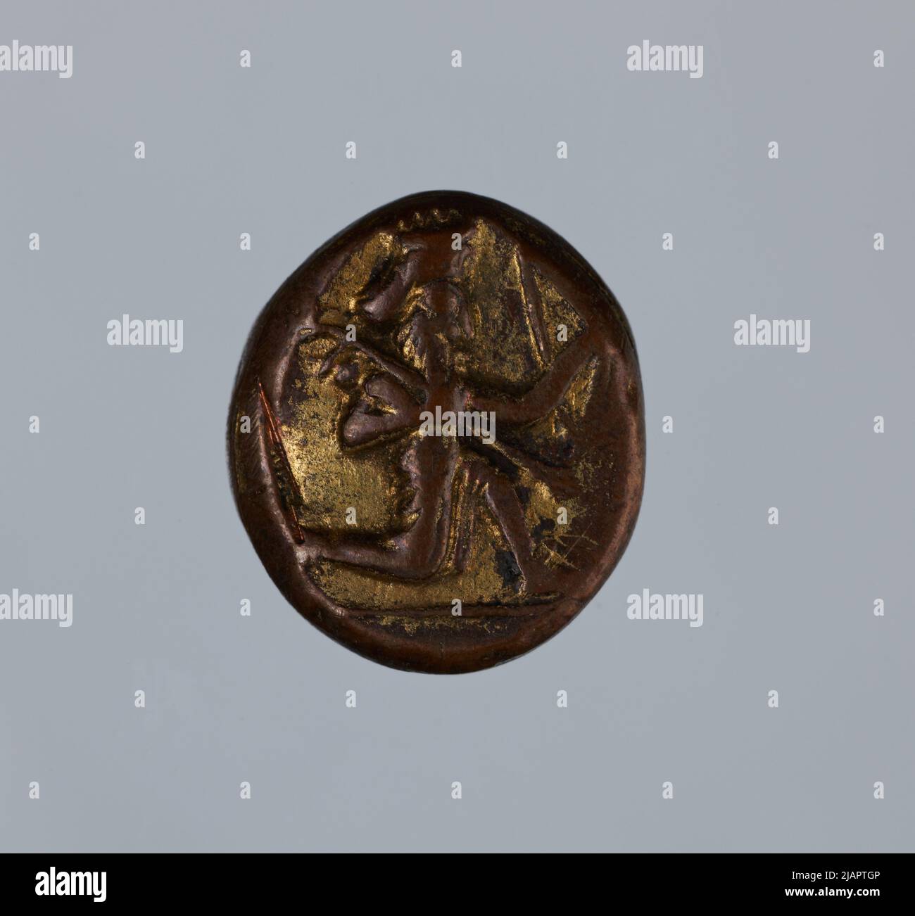 Falsche Münze, Daric, Achaemeniden, fünftes sechstes Jahrhundert v. Chr. Stockfoto
