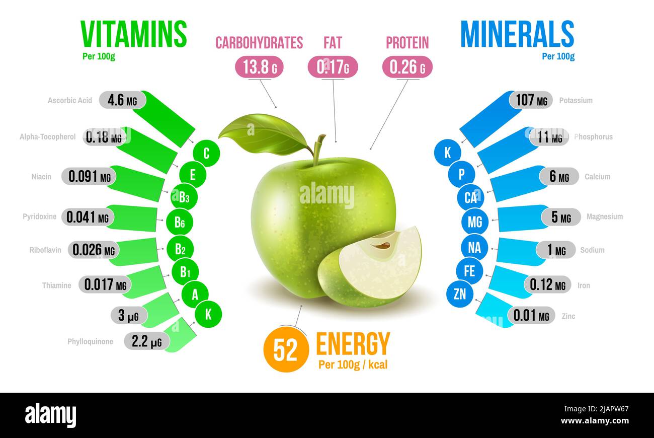 Vitamine Und Mineralstoffe Im Ausgewogenen Diätdiagramm Vektor Abbildung -  Illustration von milch, bestandteil: 237694716
