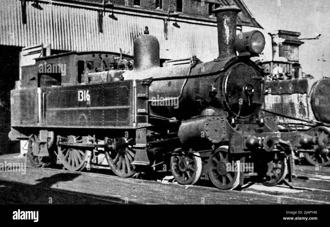 NSWGR Klasse C.79 Klasse Panzerlokomotive ca. Möglicherweise Anfang 1900s Stockfoto