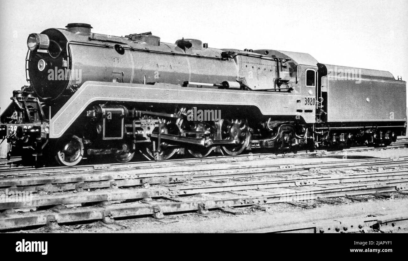 NSWGR Klasse C.38 Lokomotive nicht stromlinderförmig ca. Möglicherweise Anfang 1900s Stockfoto