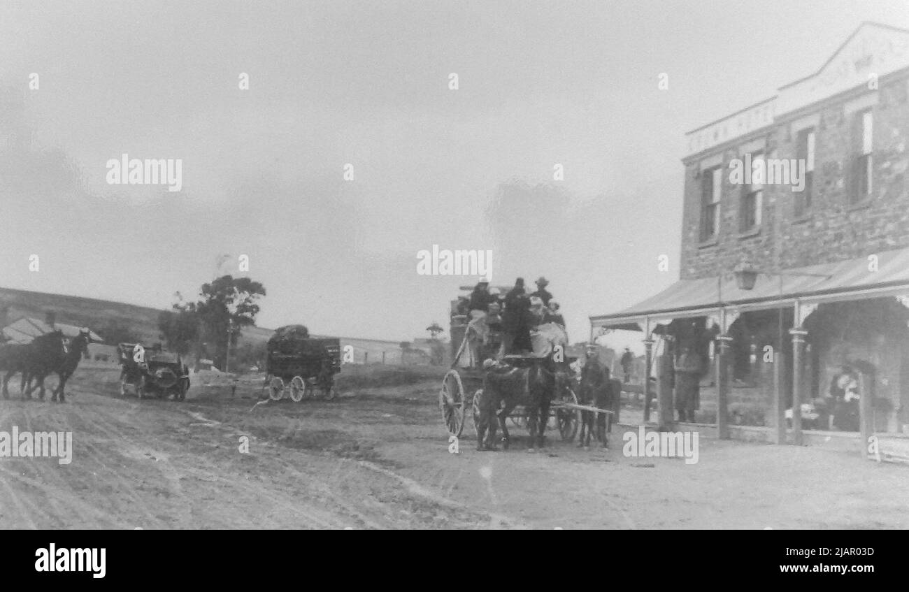 Crown Inn Hotel, South Road, Old Reynella Ca. 1910 Stockfoto