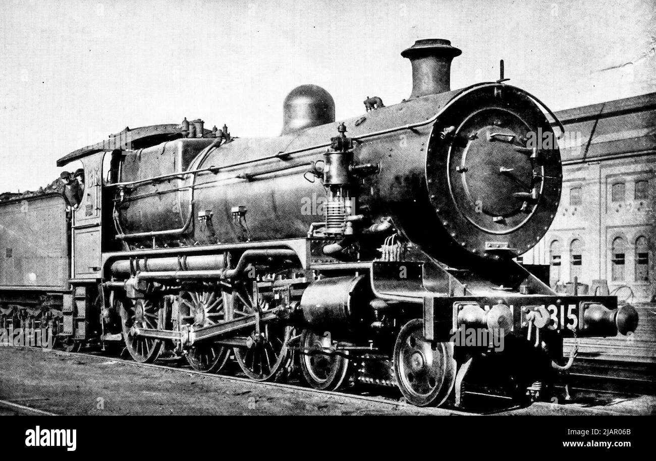 NSWGR Lokomotive NN.1027 ca. Möglicherweise Anfang 1900s Stockfoto