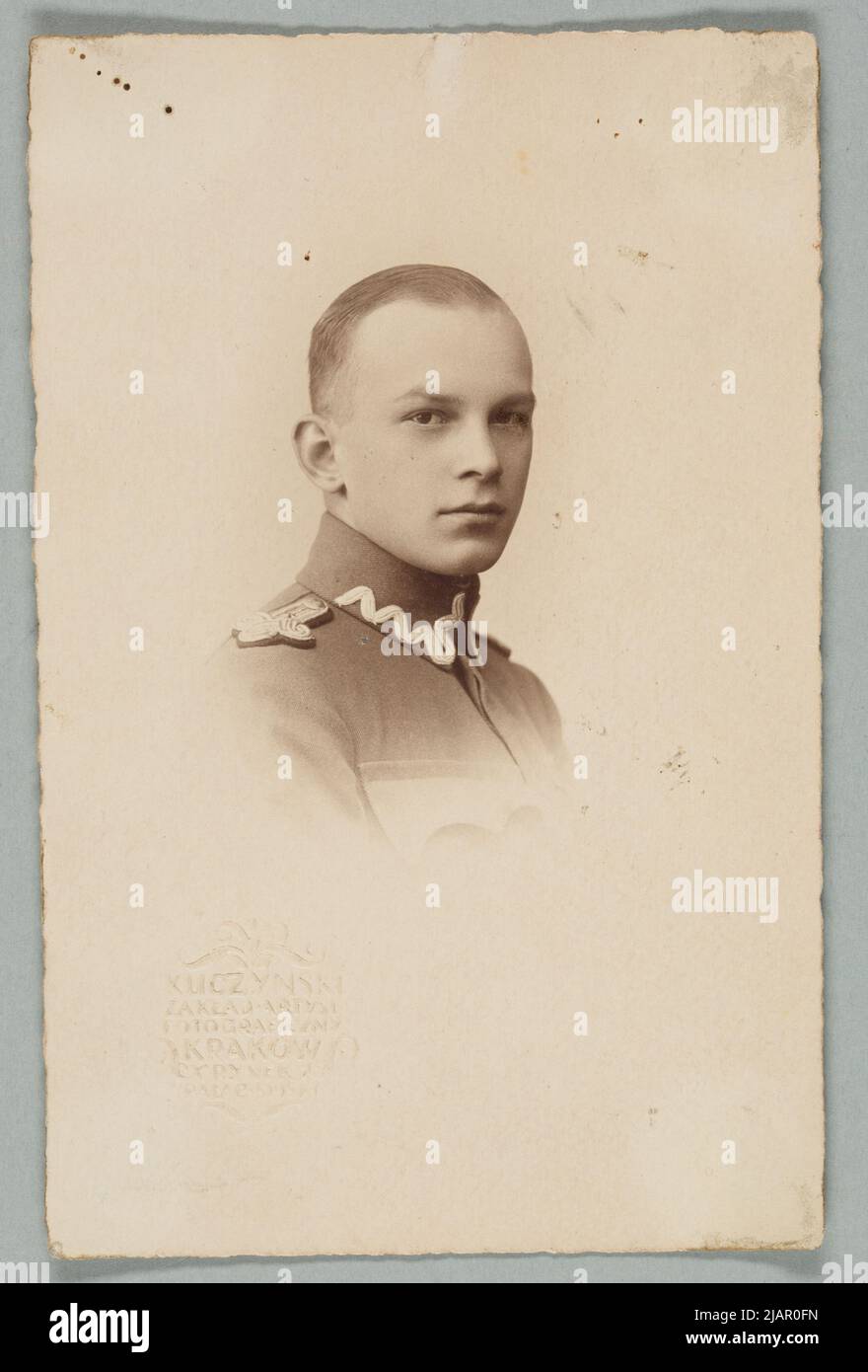 Stachiewicz Piotr, Sohn von Piotr Stachiewicz, Künstler in der Uniform der polnischen Armee im Jahr 1920. Kuczyński, Józef Stockfoto