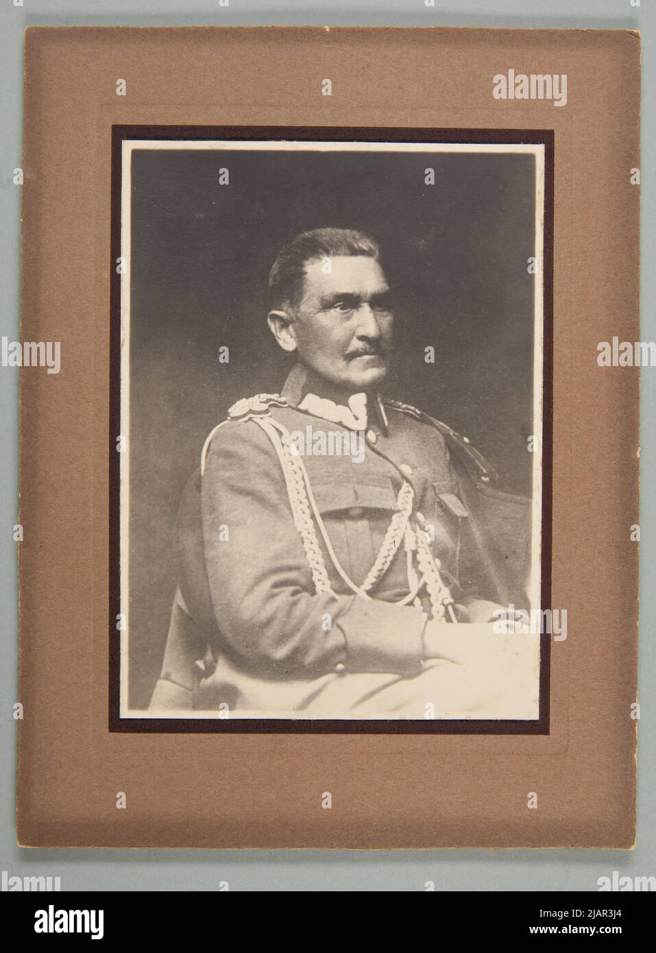 Hordyński Zdzisław in der Galauniform der polnischen Armee Stockfoto
