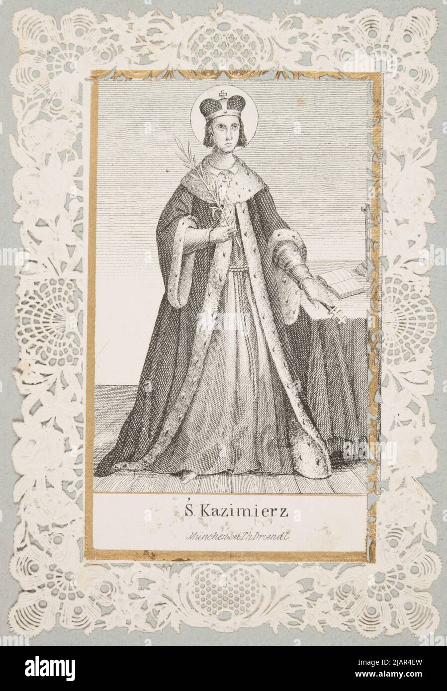 Heiliger. Kazimierz (1458 Kraków 1484 Grodno) Prinz, Sohn von Kazimierz