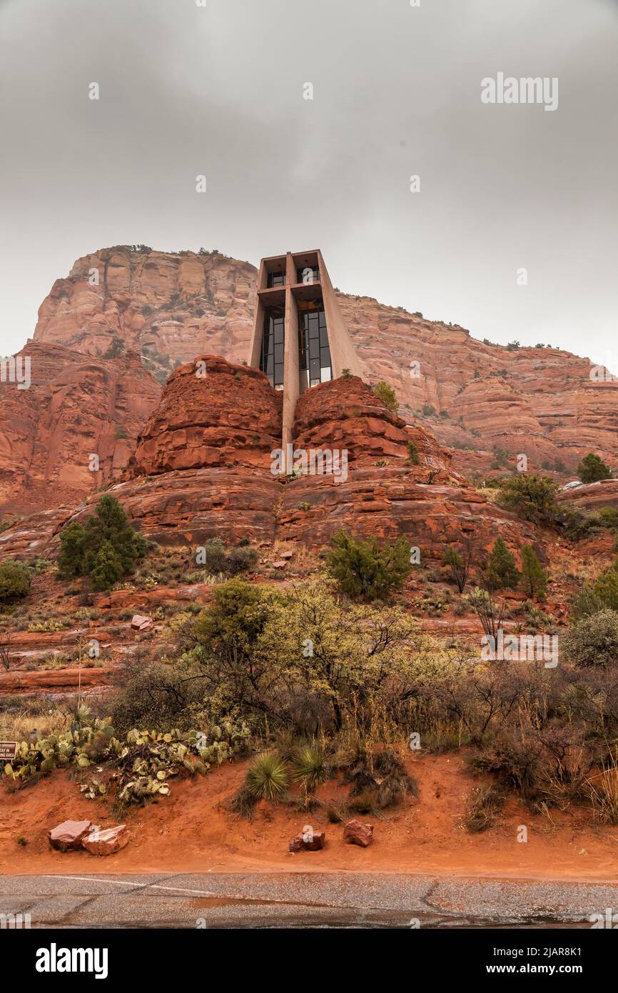 Kapelle des Heiligen Kreuzes, Sedona, Arizona, USA Stockfoto