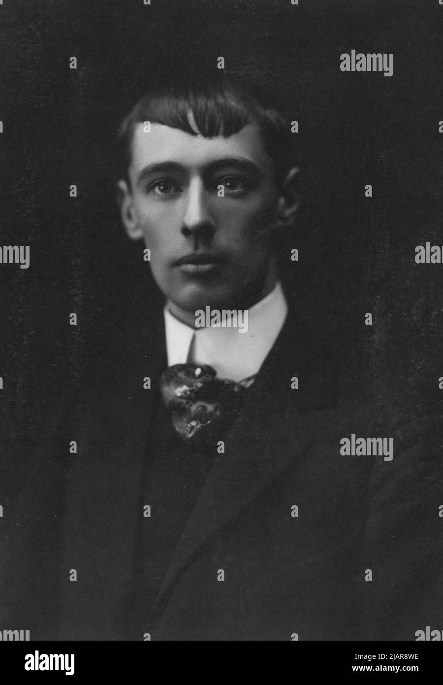 Der australische Schriftsteller und Künstler Norman Lindsay als junger Mann Ca. 1904 Stockfoto