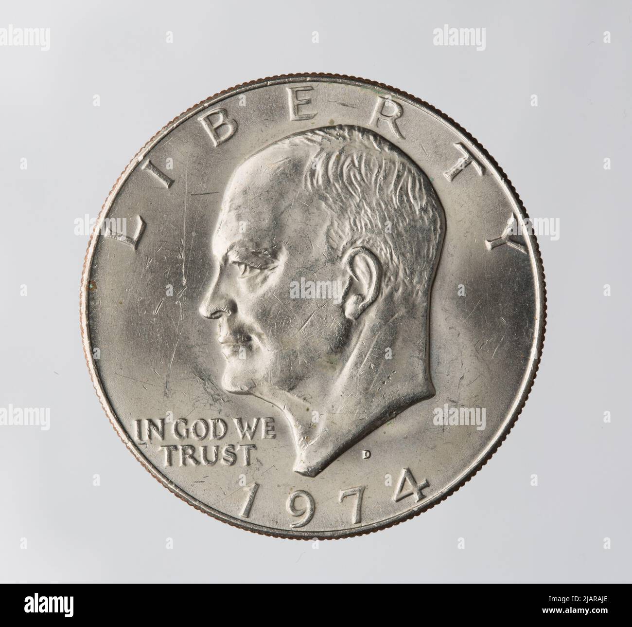 Vereinigte Staaten von Amerika, 1 Dollar, Denver; 1974 Mint Denver, Gasparro, Frank (1909 2001) Stockfoto