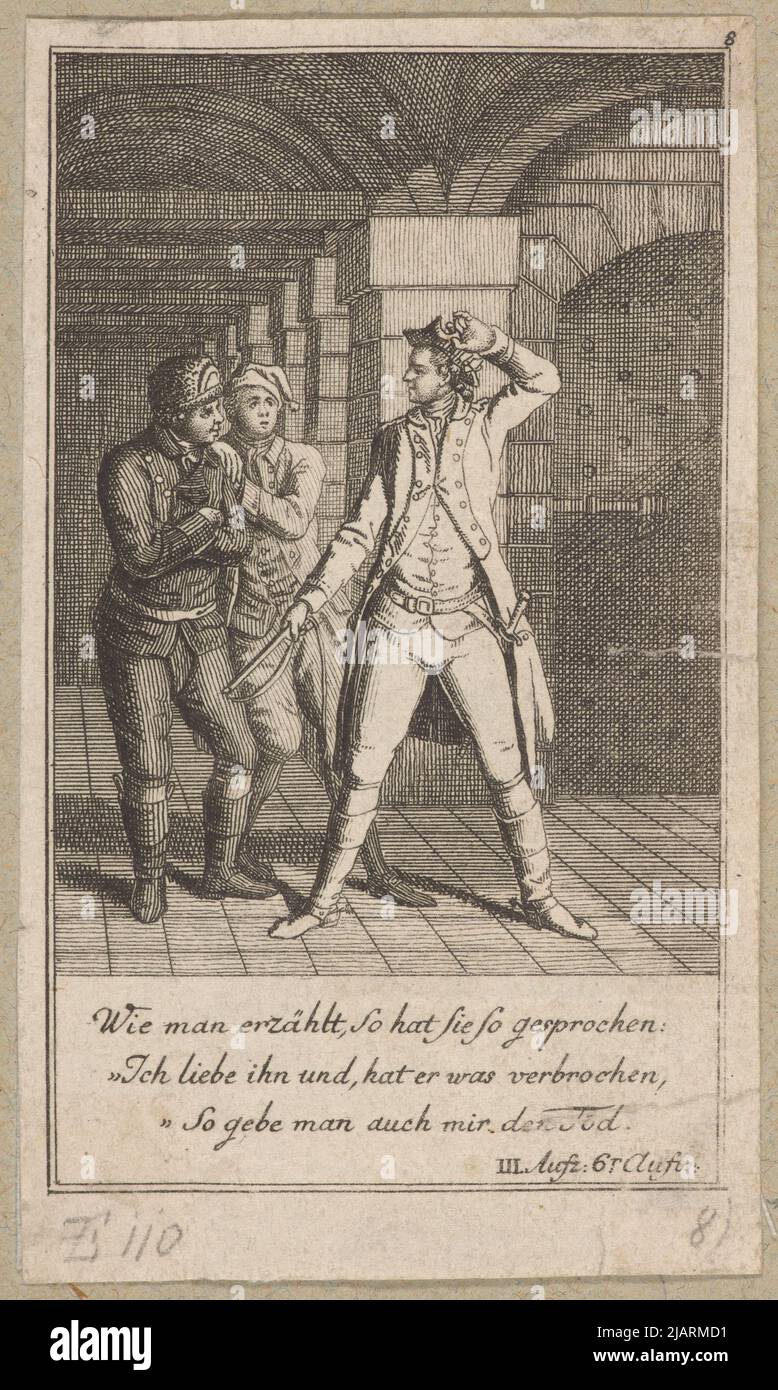Bliżej Kultury Chodowiecki, Daniel Nikolaus (1726 1801) Stockfoto