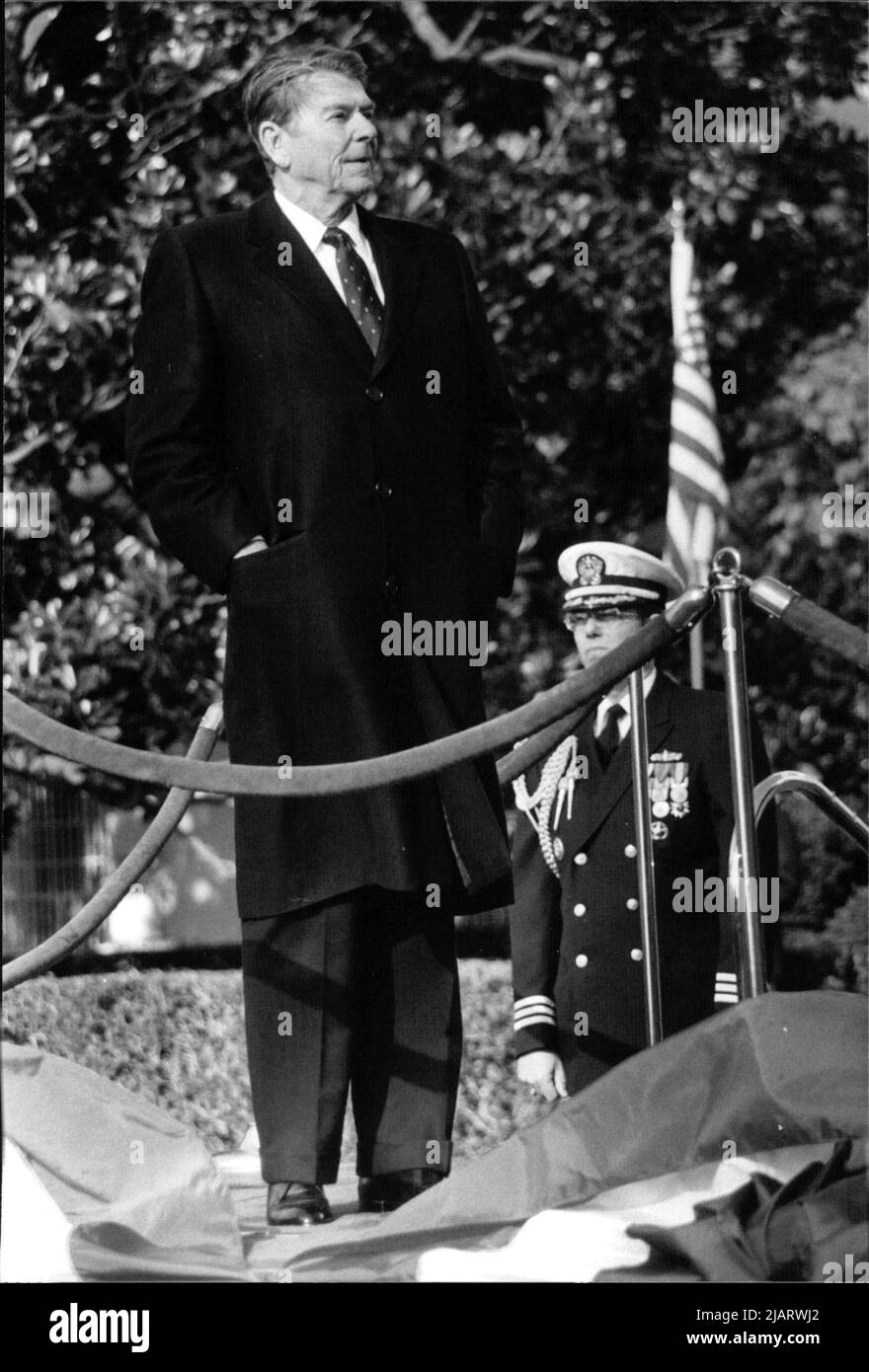 US-Präsident Ronald Reagan Stockfoto