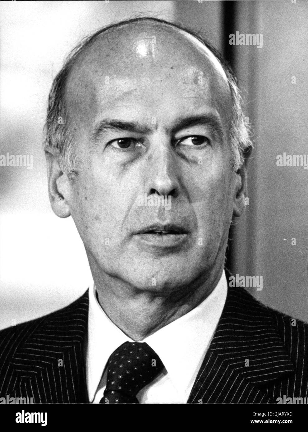 Valéry Giscard d’Estaing, ehemaliger Staatspräsident von Frankreich. Stockfoto