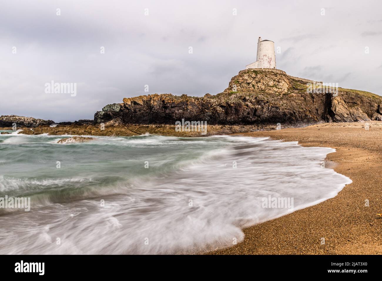 TWR Mawr Lighthouse, Anglesey, Nordwales Stockfoto